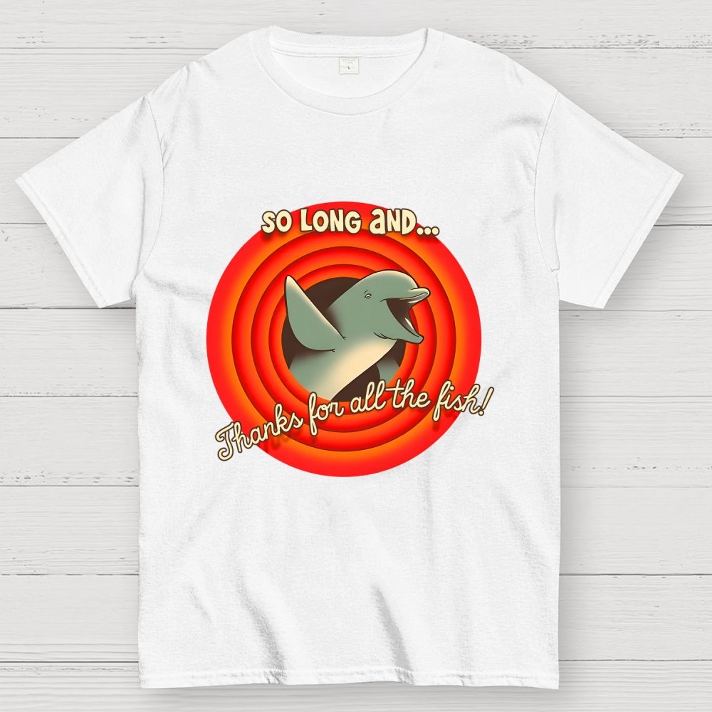 So Long & Thanks for all the Fish Unisex Geek T-Shirt