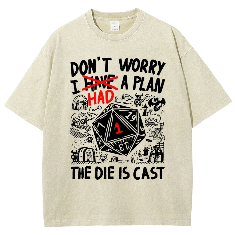 The Die Is Cast Vintage Distressed T-shirt