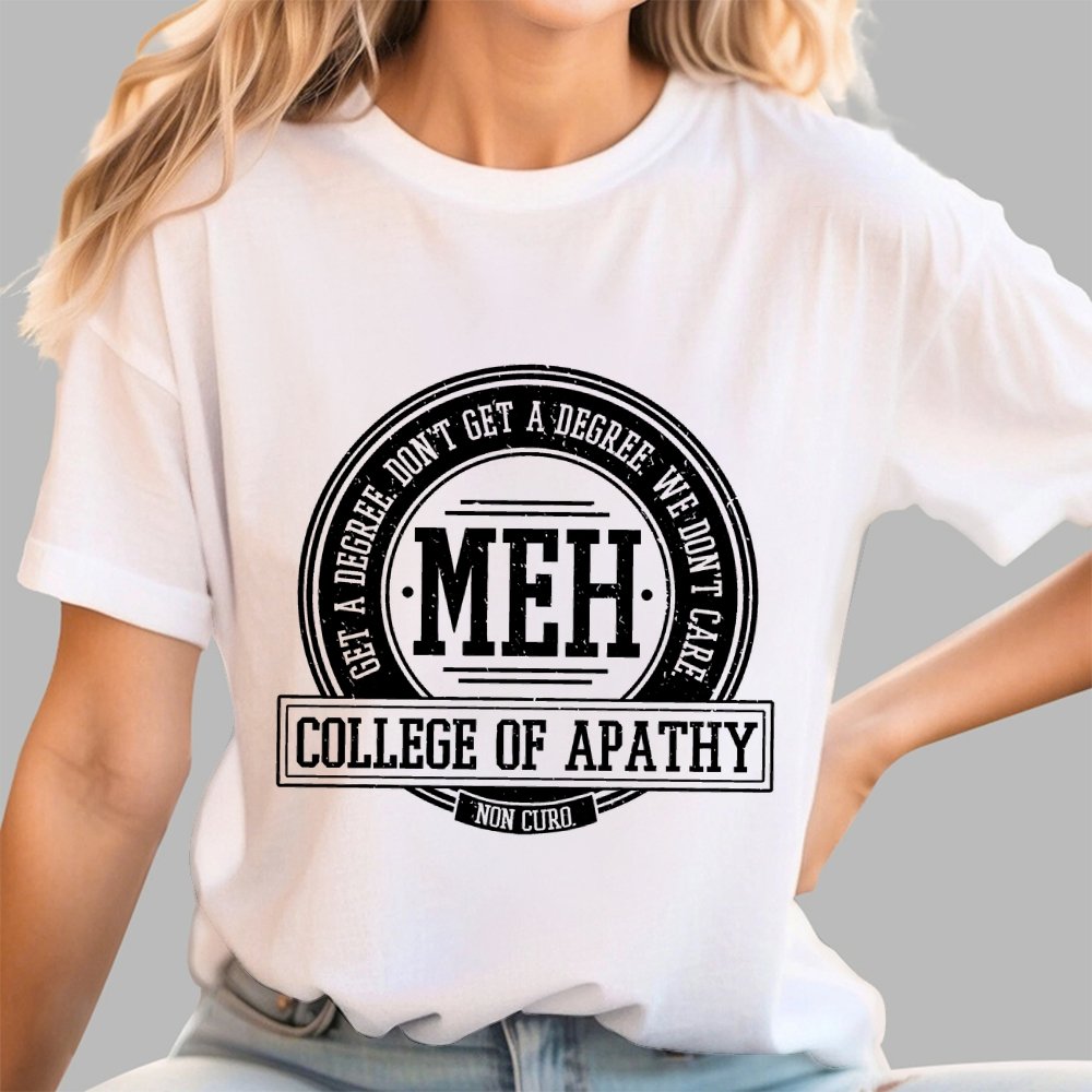College of Apathy Geek T-Shirt