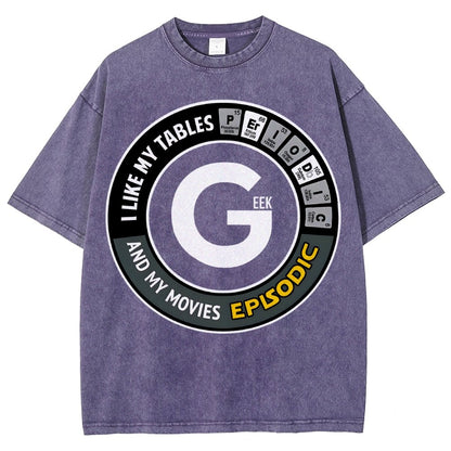 Nerdy and Proud Vintage Distressed T-shirt