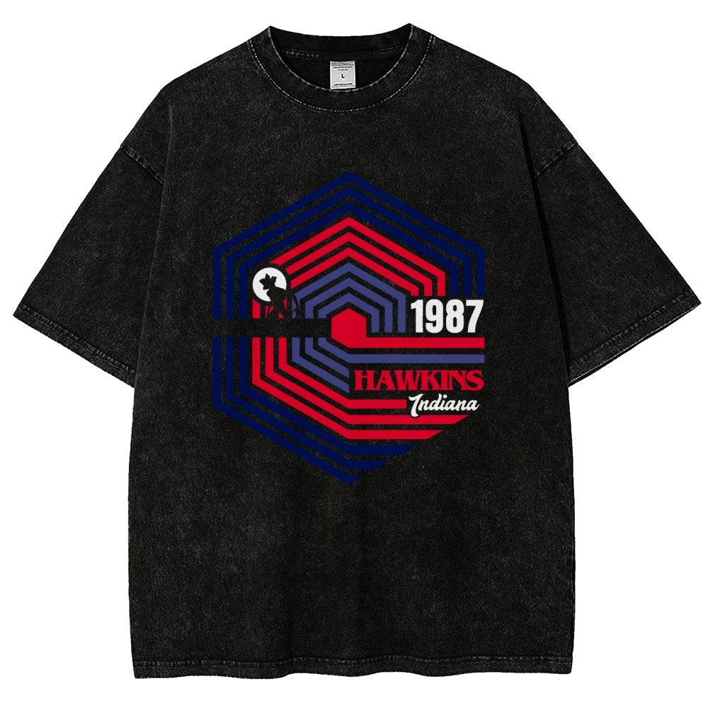 Stranger 87 Vintage Distressed T-shirt