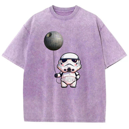 Soldiers playing with balloons Vintage Distressed T-shirt