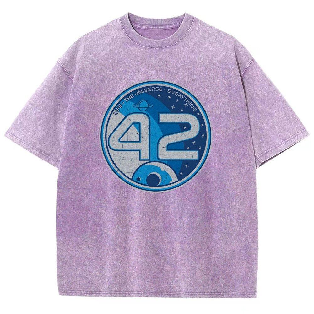 42- The Answer Vintage Distressed T-shirt