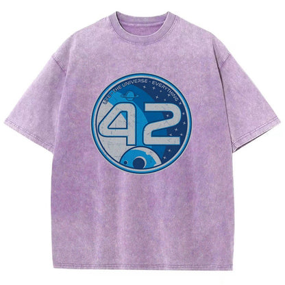 42- The Answer Vintage Distressed T-shirt