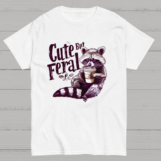 Cute But Feral Funny Geek T-Shirt
