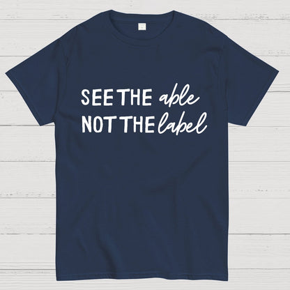 See the Able Not the Label Autism Geek T-Shirt