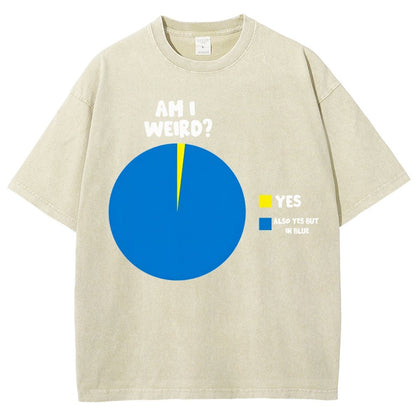 Yes But In Blue Vintage Distressed T-shirt