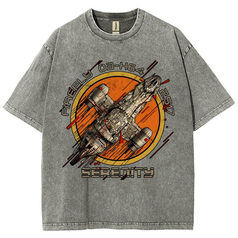 Space Explorer Vintage Distressed T-shirt