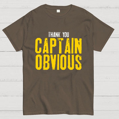 Thank You Captain Obvious Unisex Geek T-Shirt