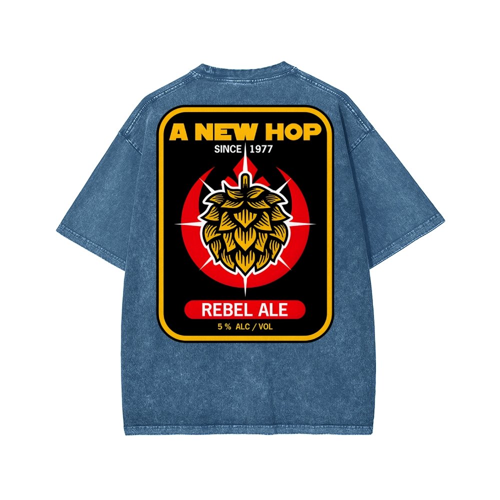 A New Starry Rebel Ale Washed T-shirt