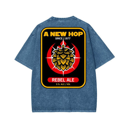 A New Starry Rebel Ale Washed T-shirt