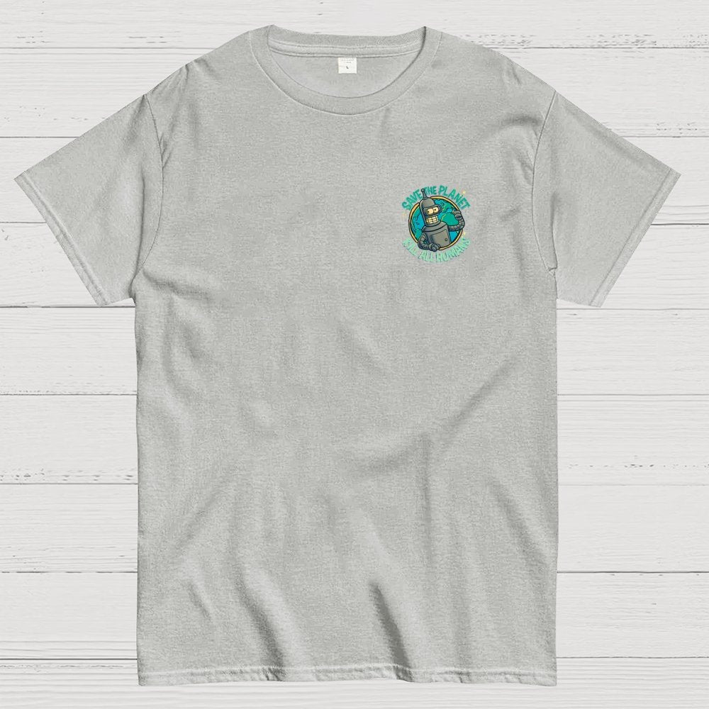 Yippee-Ki-Yay Front And Back Printing Geek T-Shirt