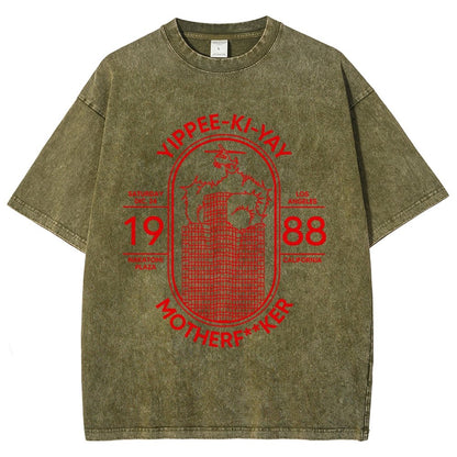 Yippie-ki-yay Vintage Distressed T-shirt