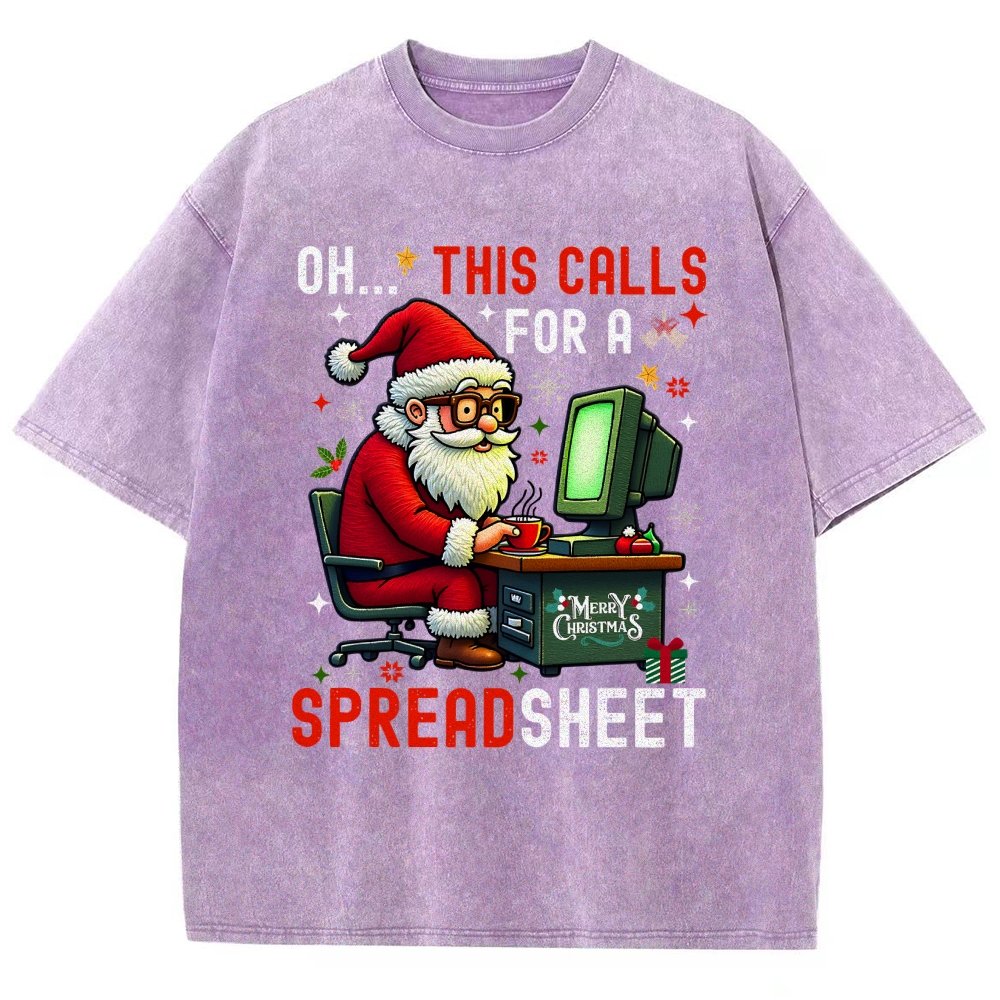 Ohh This Calls For A Spreadsheet Vintage Distressed T-shirt