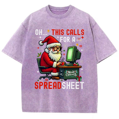 Ohh This Calls For A Spreadsheet Vintage Distressed T-shirt