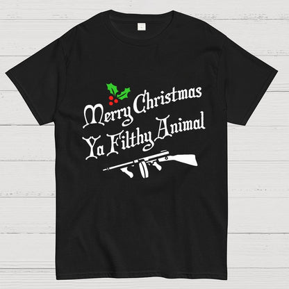 MERRY CHRISTMAS YA FILTHY ANIMAL Geek T-Shirt