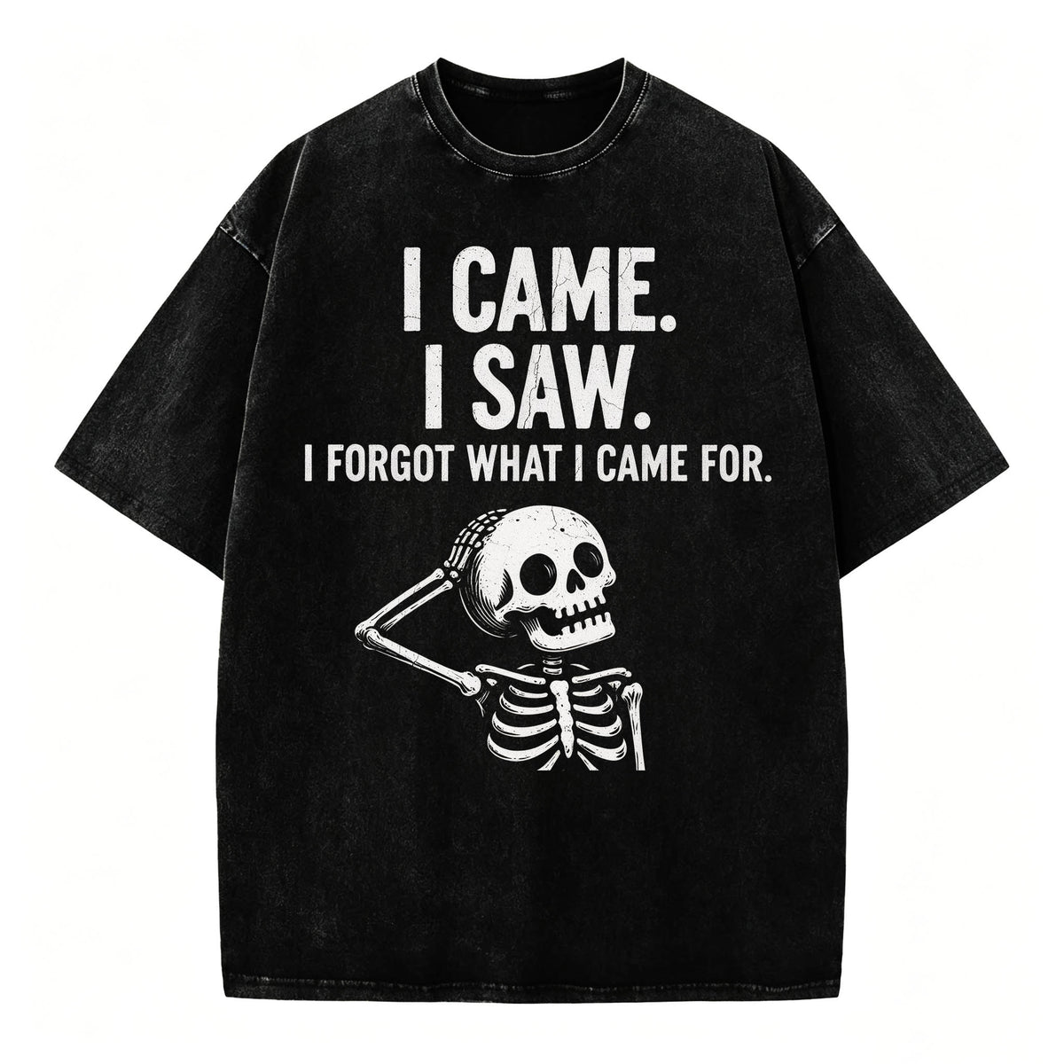 I Came. I Saw. I Forgot What I Came For. Funny Dark Humor T-Shirt