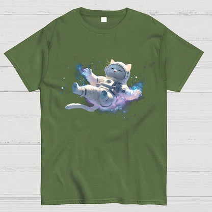 Astronaut Cat Geek T-Shirt