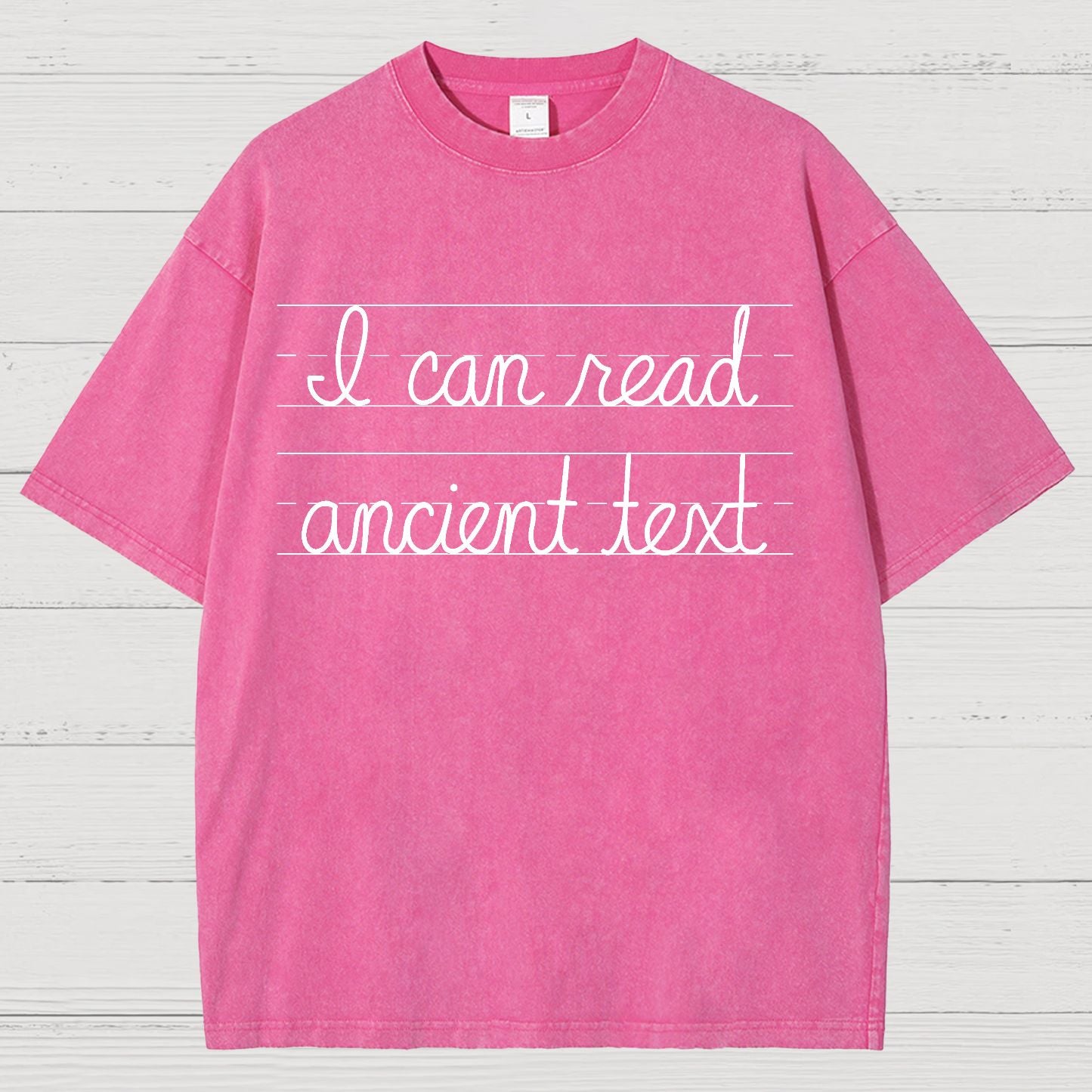 Ancient Text Vintage Distressed T-shirt