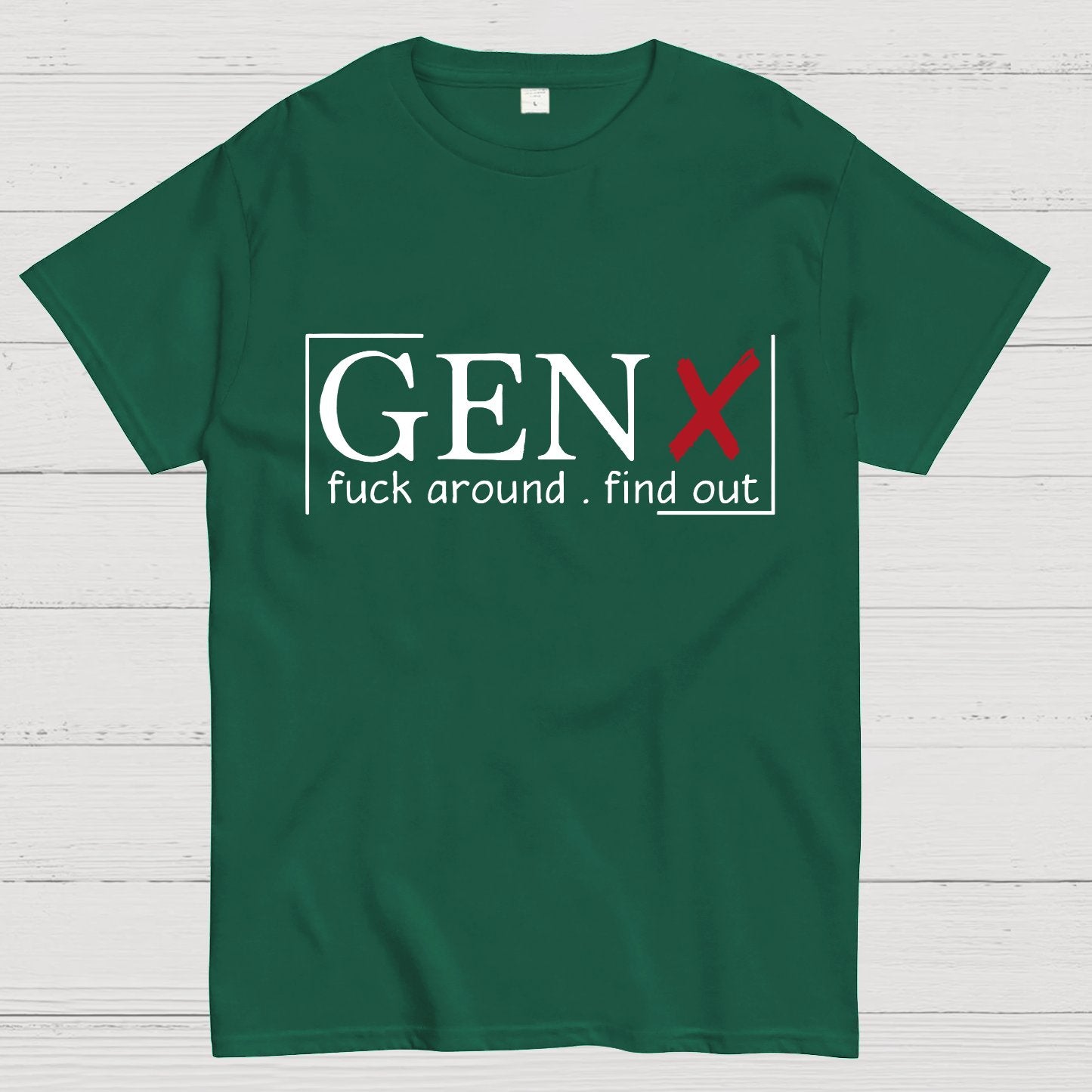 Gen X Raised On Hose Water And Neglect Sarcastic T-Shirt
