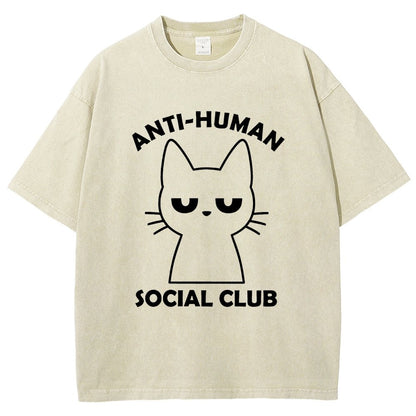 Anti-Human Social Club Vintage Distressed T-shirt