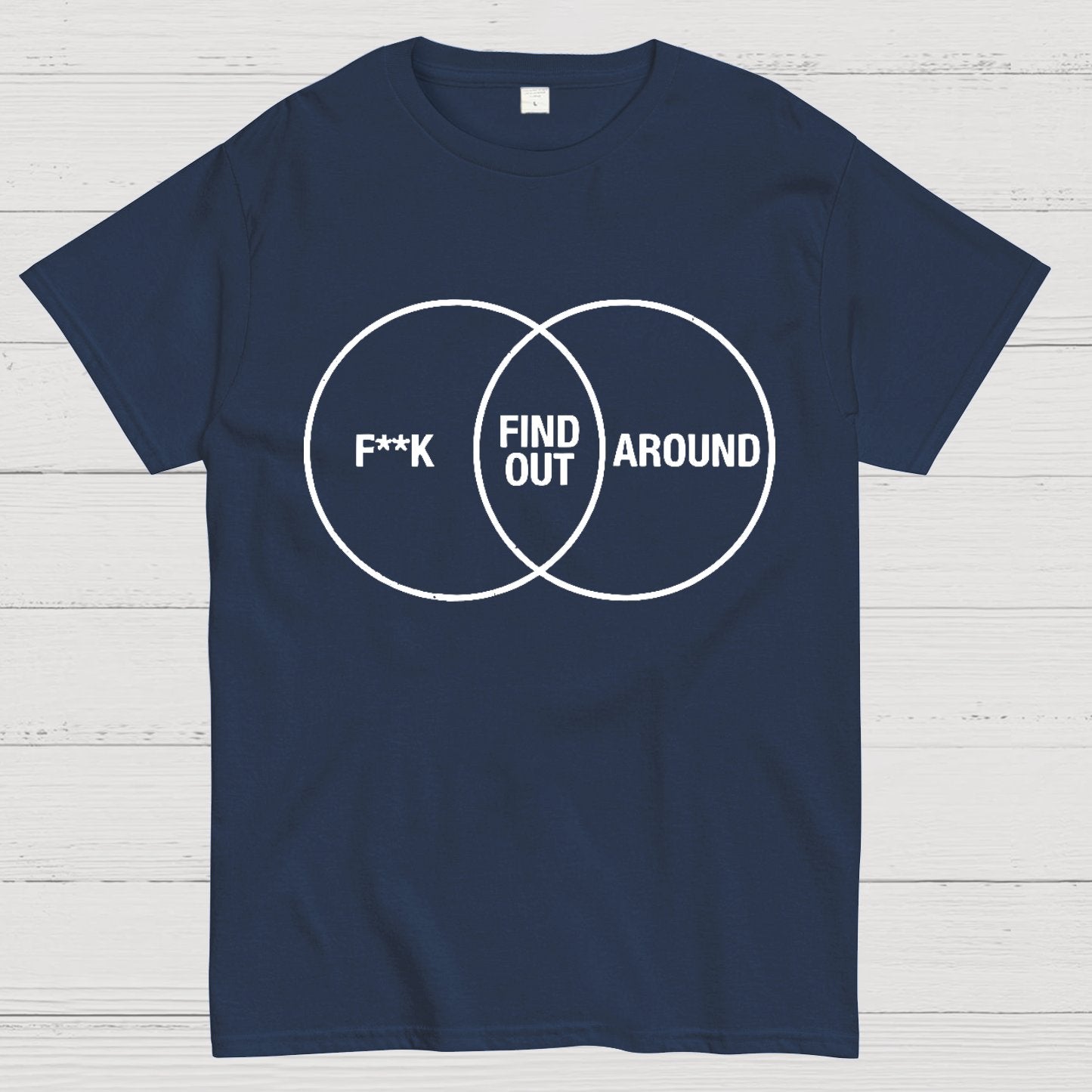 F Around and Find Out Venn Diagram Geeky T-Shirt