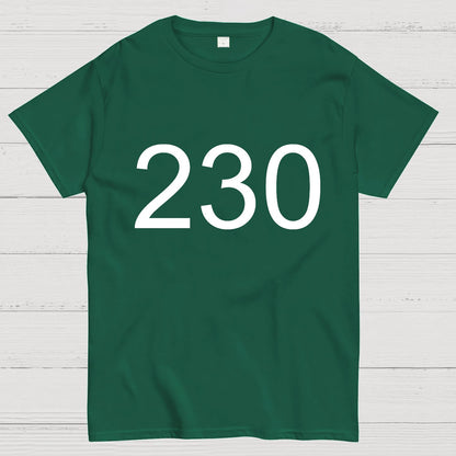 Number 230 Game Movie Geek T-Shirt