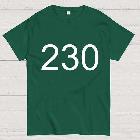 Number 230 Game Movie Geek T-Shirt