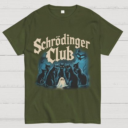 Schrödinger Cat Club Halloween Geeky T-Shirt