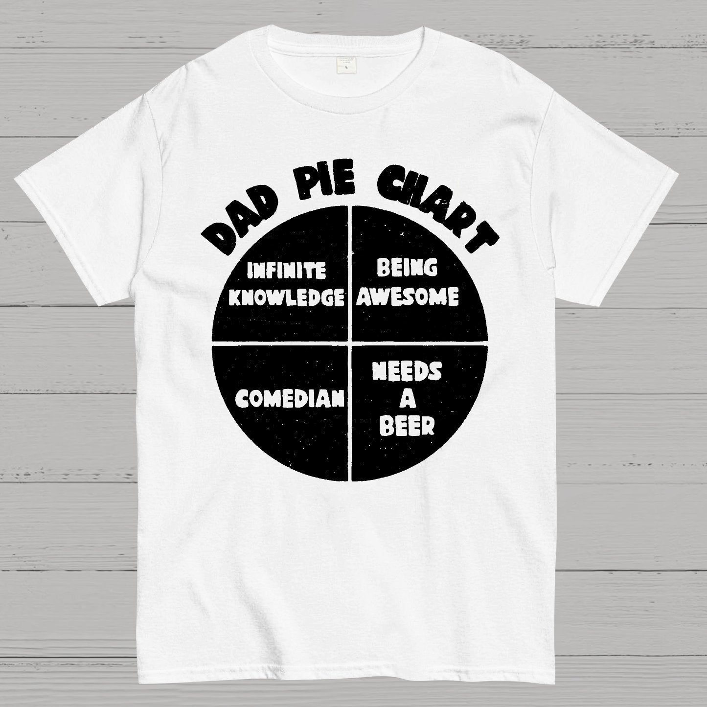 Dad Pie Chart Geek T-Shirt