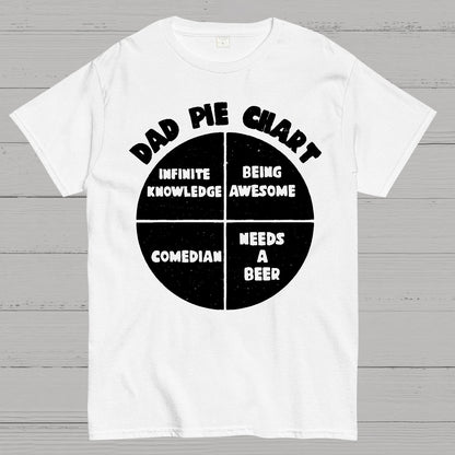Dad Pie Chart Geek T-Shirt