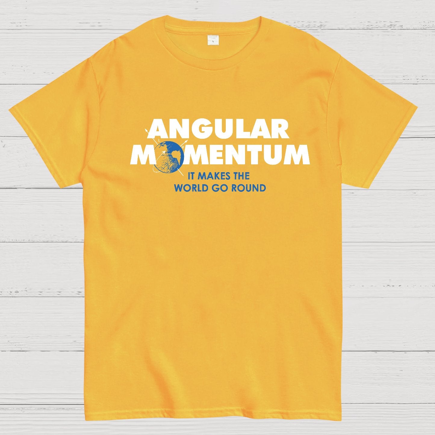 Angular Momentum Science Geeky T-Shirt