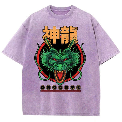 God Dragon Vintage Distressed T-shirt
