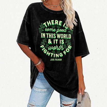 There is Some Good in This World Vintage Distressed T-shirt