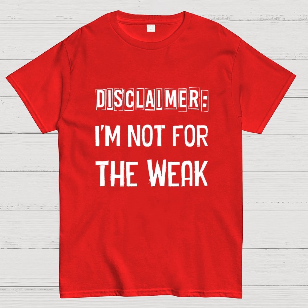 Disclaimer Geek T-Shirt