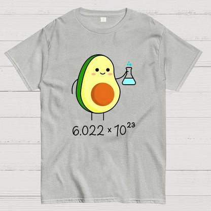 Avogadro's Number Pun. Cute Avocado Chemist Geek T-Shirt