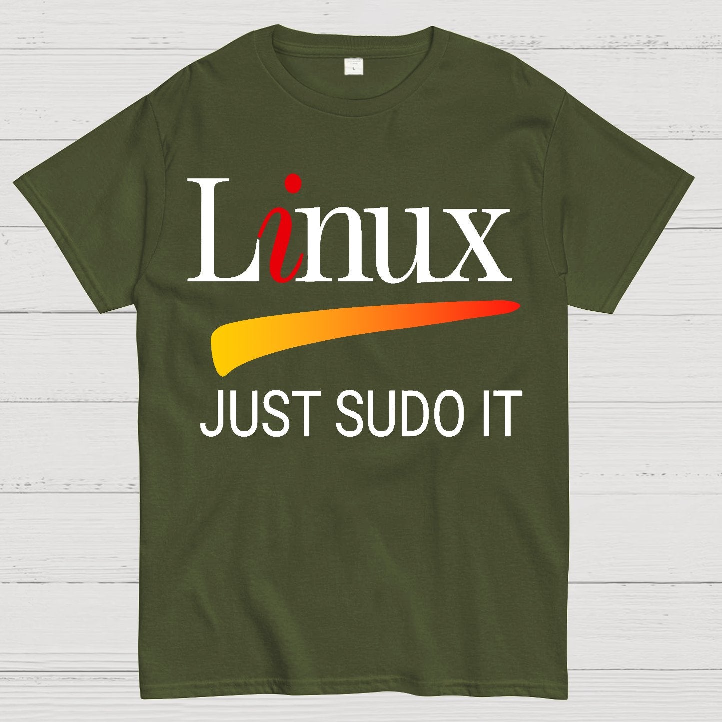 Linux Lover Tee Just Sudo It Funny Slogan Geek T-Shirt