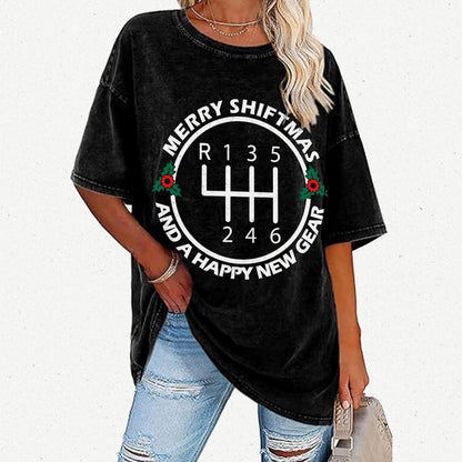 Merry Shiftmas And A Happy New Gear Vintage Distressed T-shirt