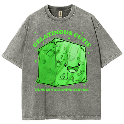 Gelatinous Cute Dungeon Vintage Distressed T-shirt