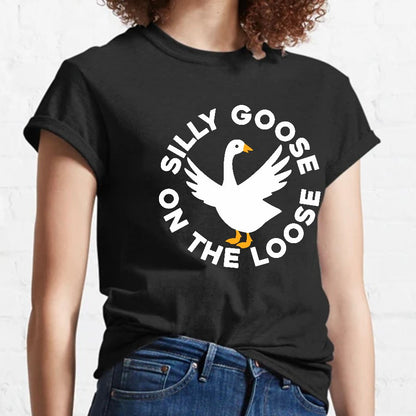 Silly Goose On The Loose Geeky T-Shirt
