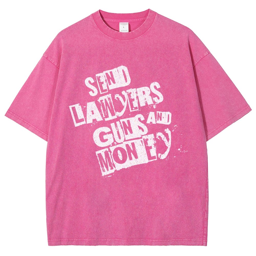 Send Lawyers Guns And Money Vintage Distressed T-shirt