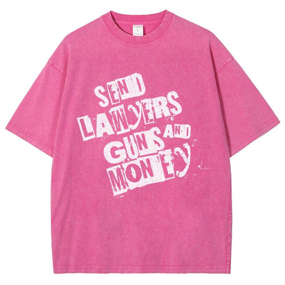 Send Lawyers Guns And Money Vintage Distressed T-shirt