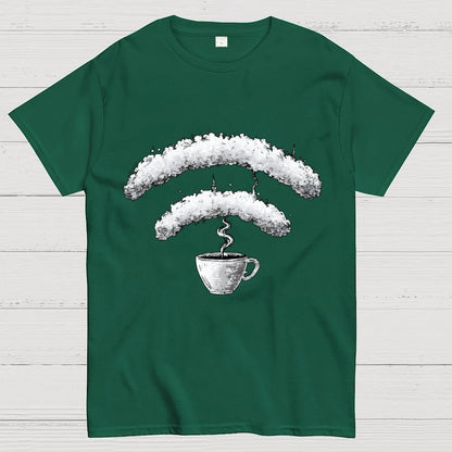 Connected Through Caffeine Geek T-Shirt