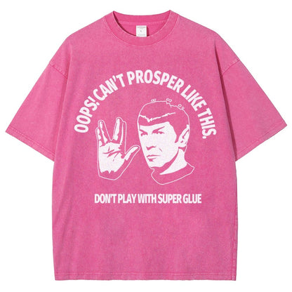 Oops! Can’t prosper like this Vintage Distressed T-shirt