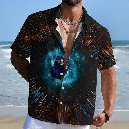 Blue Box Geek Hawaiian Shirt