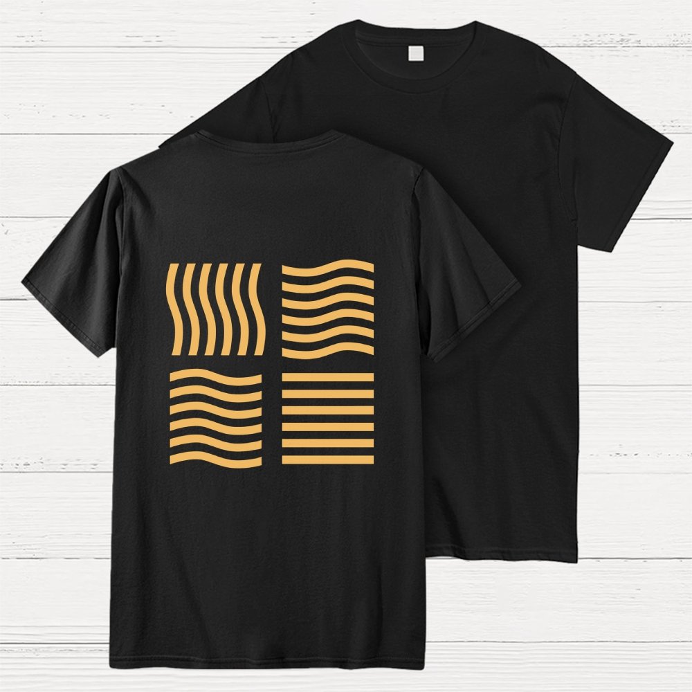 Elemental Stones  Back Printing Geek T-Shirt