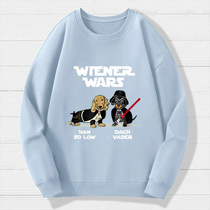 Wiener Wars Funny Dachshund Geek Cotton Sweatshirt