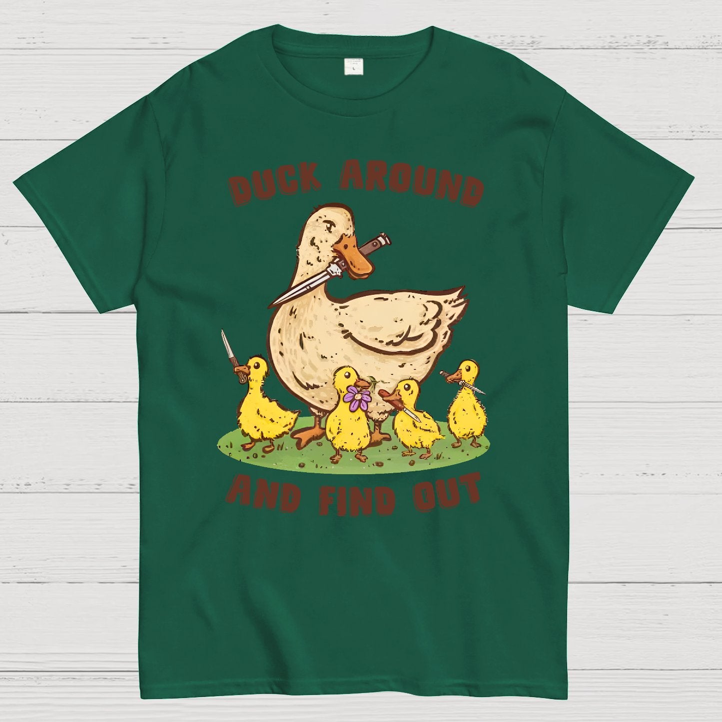 Duck Around And Find Out Geek T-Shirt