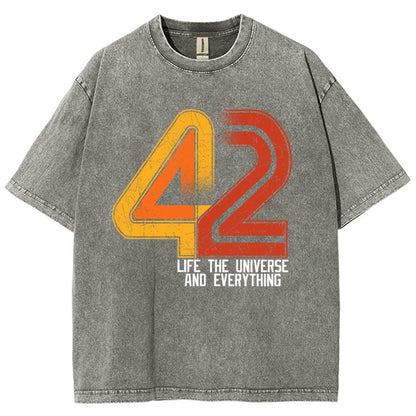 42 Ultimate Secret Vintage Distressed T-shirt