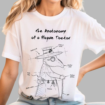 The Anatomy of a Plague Doctor Geek T-Shirt